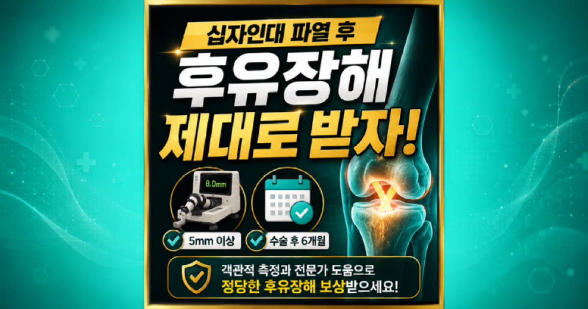 십자인대파열 개인보험 후유장해 잘 받기 위해서 독립손해사정사의 도움을 받아보세요.png